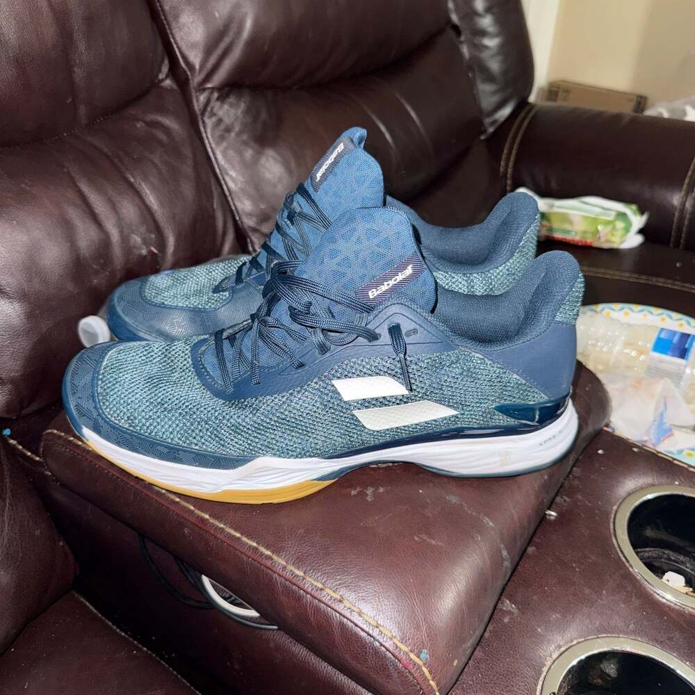 Babolat SFX3 All Court Tennis Shoes - Navy Blue - Men's Size 12.5
